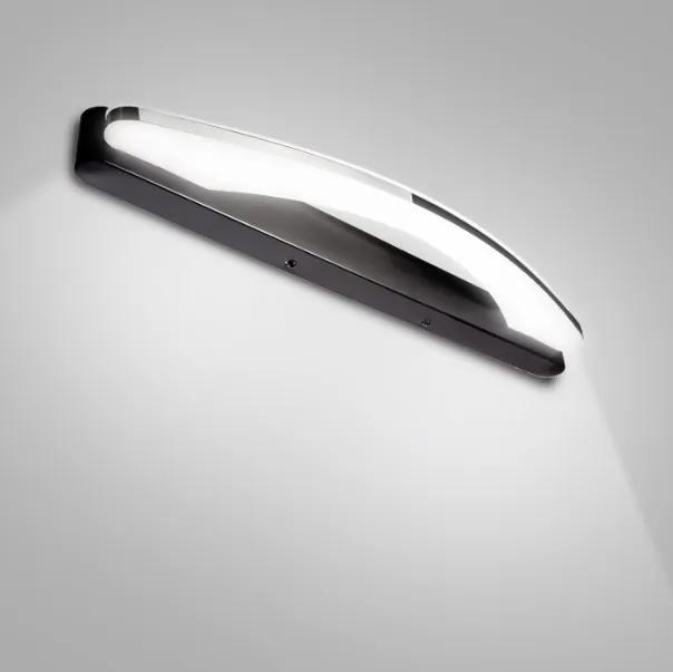 BERGE Nástenné svietidlo LED do kúpeľne - 55 cm - 12 W čierne