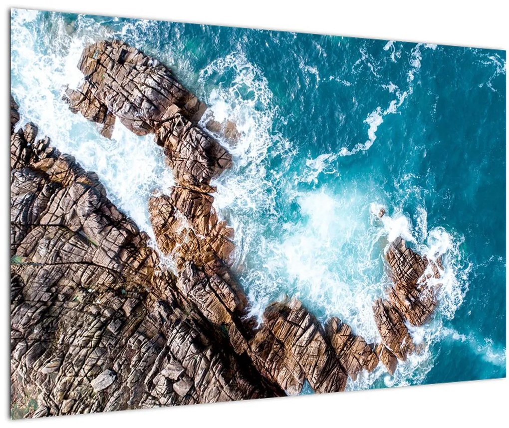 Obraz skál a mora (90x60 cm)