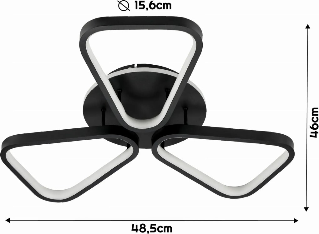 BERGE Stropná LED lampa Baltimore 35W CCT