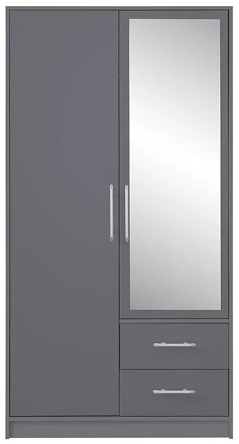 Skriňa Smart Srl3 2dl Grafit