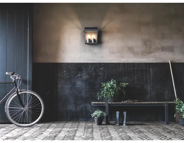 Philips 17235/30/PN - Vonkajšie nástenné svietidlo HARVEST 2xE27/42W/230V IP44