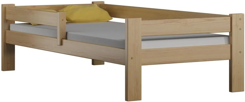MAXMAX Detská posteľ z masívu 200x80cm so zásuvkou - DP018