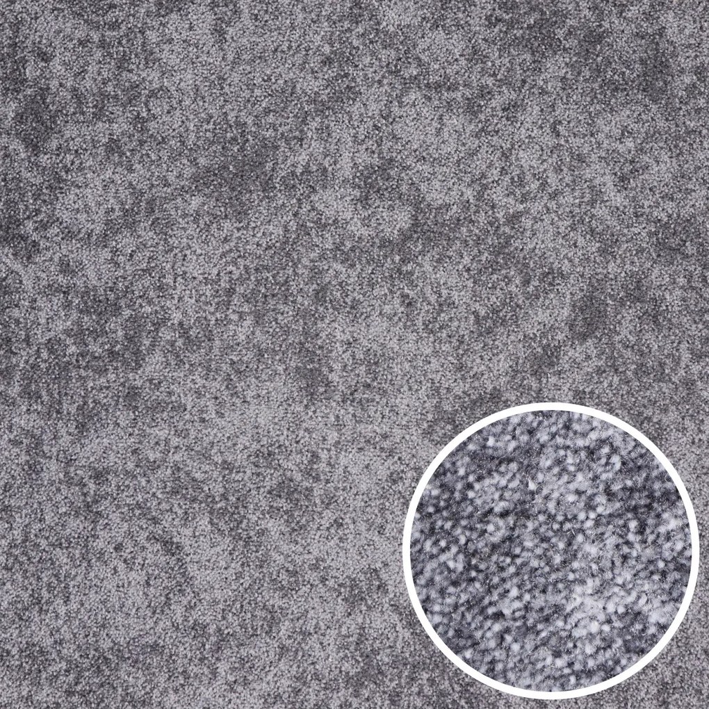 Koberec metráž Serenade 965, na mieru, šíře 4m,5m, šedá, filc, obývacia izba, ITC