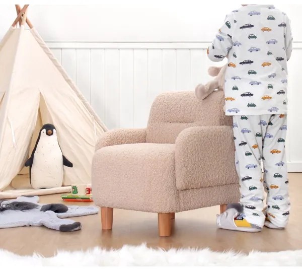 Detské kreslo LORY ružové