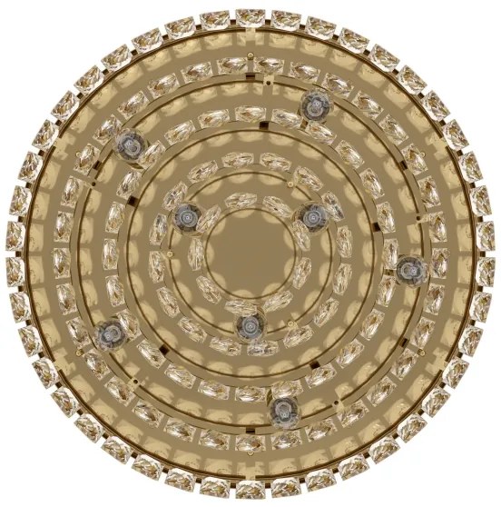 Eglo 39457 - Stropné svietidlo VALPARAISO 8xE14/40W/230V zlatá