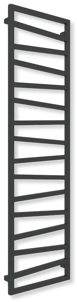 Terma24 Zigzag 1780x500 vodný/elektrický radiátor RAL 9005 MATT pololesk ZS