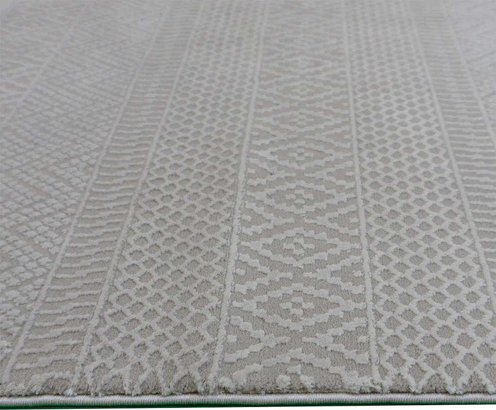 Koberec Zurich 1901 béžový so vzorom – obdĺžnikový polyester Rozmer: 80x150 cm