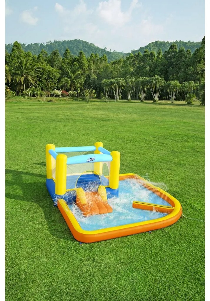 Bestway Nafukovacie vodné centrum s trampolínou Beach Bounce Water Park, 365 x 340 x 152 cm