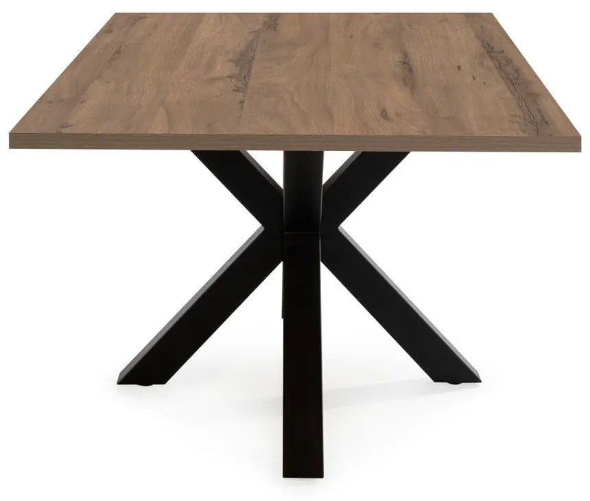 Jedálenský stôl s doskou v dekore orechového dreva 100x180 cm Comba - Marckeric