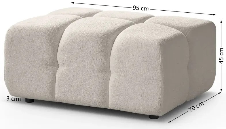 Taburet BONA, béžová (raven 28)