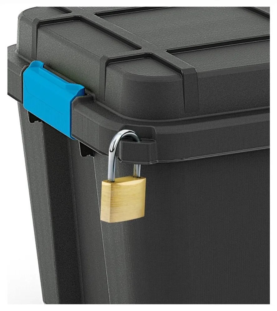 KIS Scuba box M 49,5x39x34H; 43l bielo/modré zatváranie