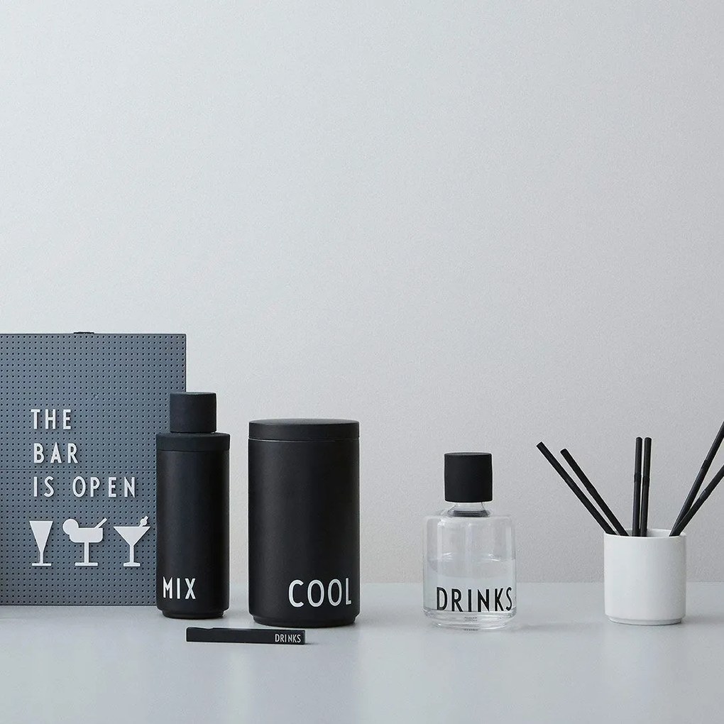 DESIGN LETTERS Sada otvárača a vývrtky Black