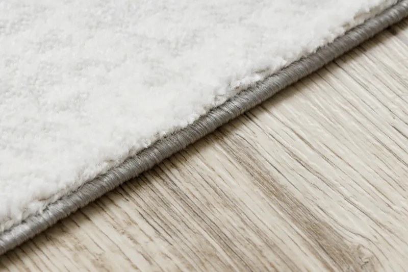 Dywany Łuszczów, Kusový koberec Emerald diamant 1019 cream and gold, 180x270, biela, kancelária