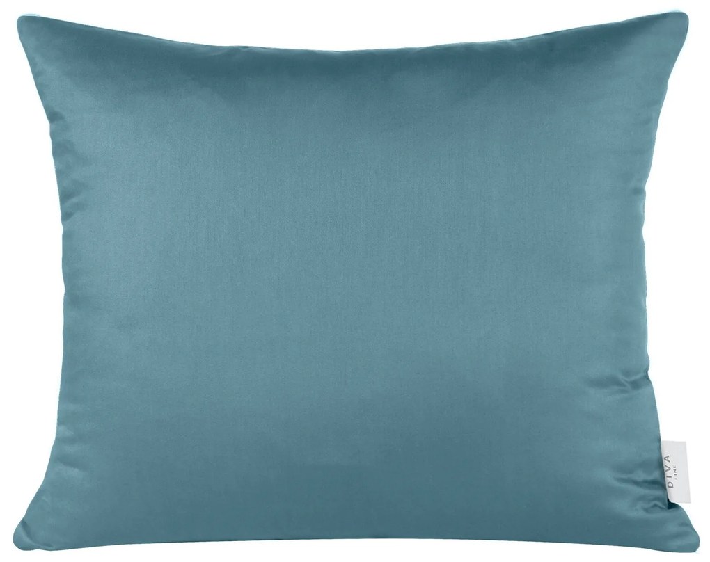 SATÉNOVÁ OBLIEČKA NA VANKÚŠ DINA 50X70 CM TYRKYSOVÁ