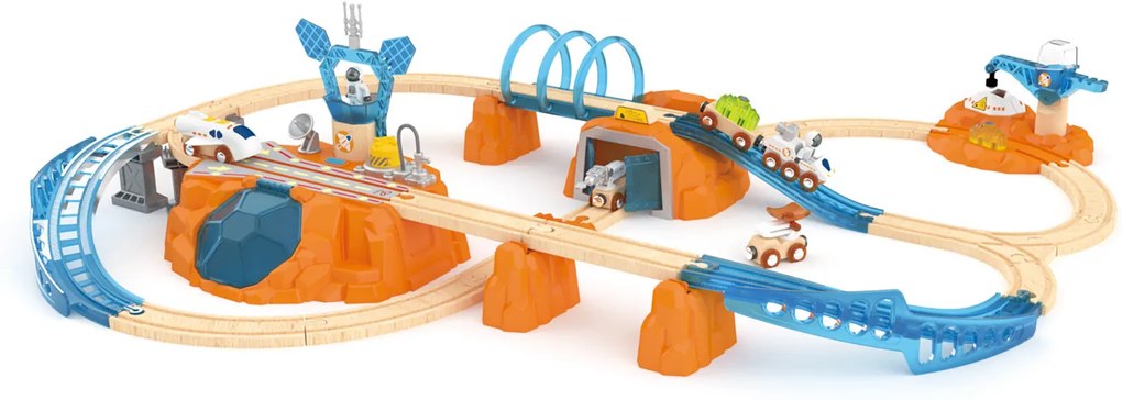 Vláčikodráha - Súprava Prieskum Marsu - 48 ks