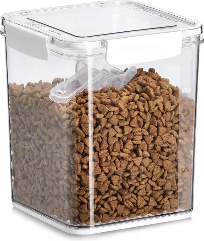 ZELLER PRESENT Dóza na potraviny so 4 klipmi, vrátane odmerky, 4200 ml, COMPACTA