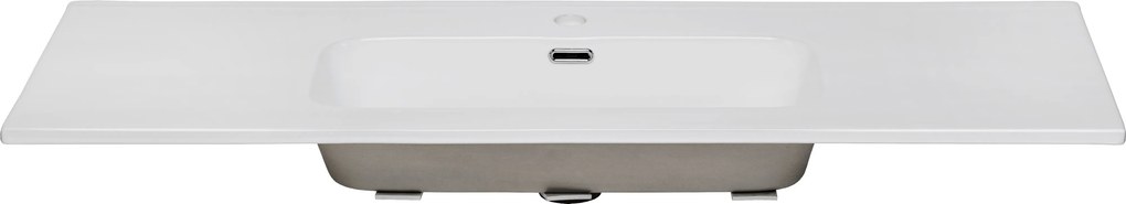 Comad Nábytkové keramické umývadlo GO 120/DP-8095, 121x46 cm, biela lesklá