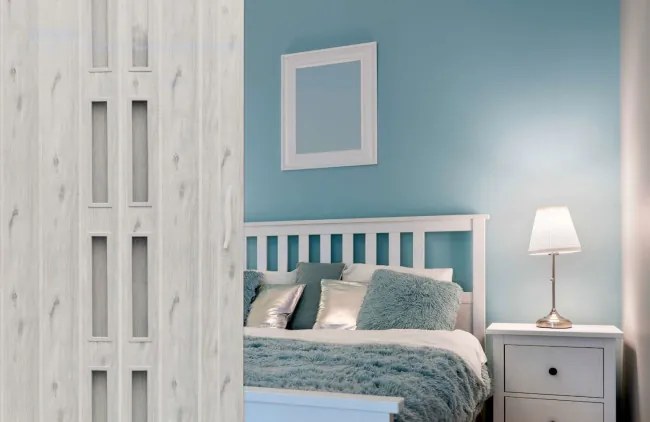 Skladacie dvere 005S ALASKA dub matný 80 cm