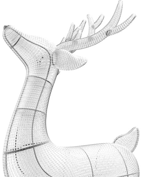 Twinkly TW3RS200SPP-TEU - LED RGBW Stmievateľný vonkajší sob 240xLED IP44 Wi-Fi