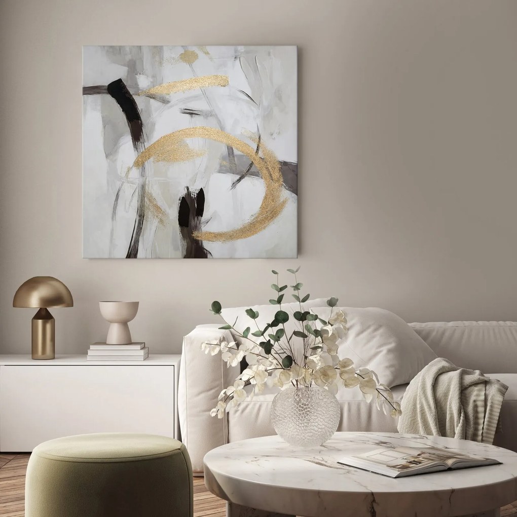 RUČNE MAĽOVANÝ OBRAZ 683 80X80 CM