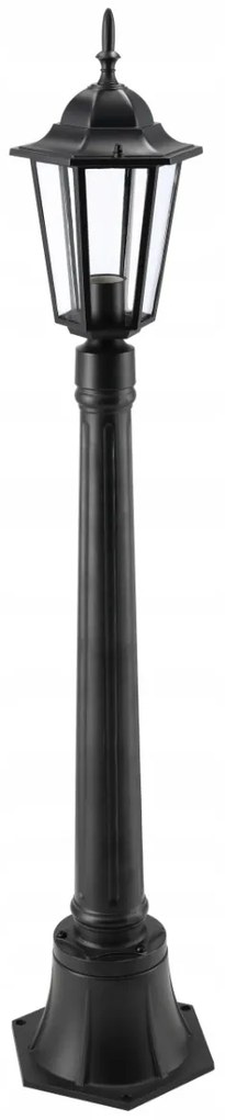 BERGE Záhradná lampa Stĺp Lampáš LED E27 105cm