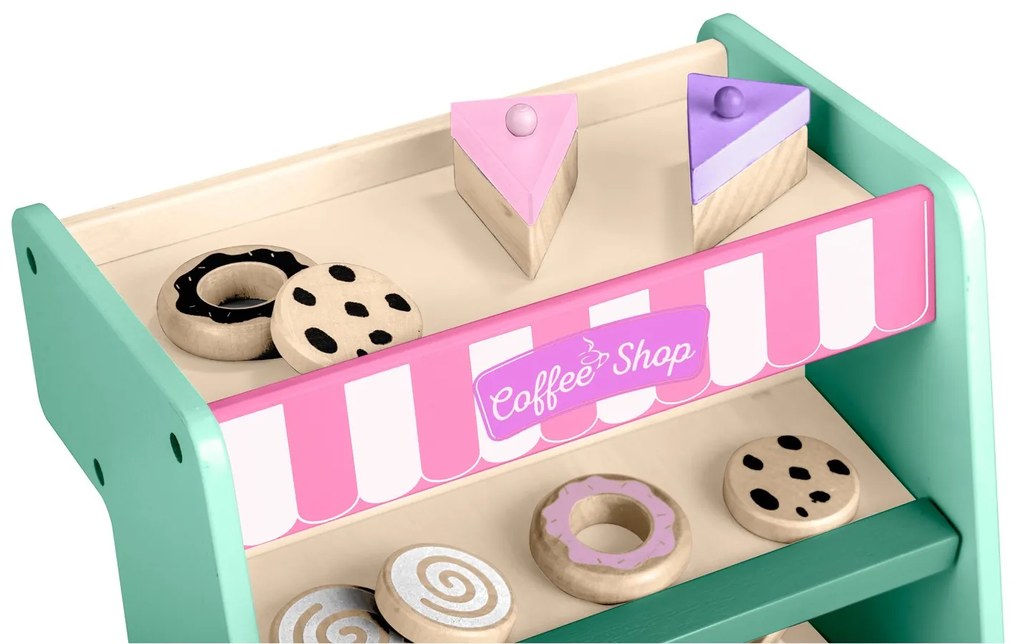 Cukráreň s kávovarom Ricokids 785100 mint