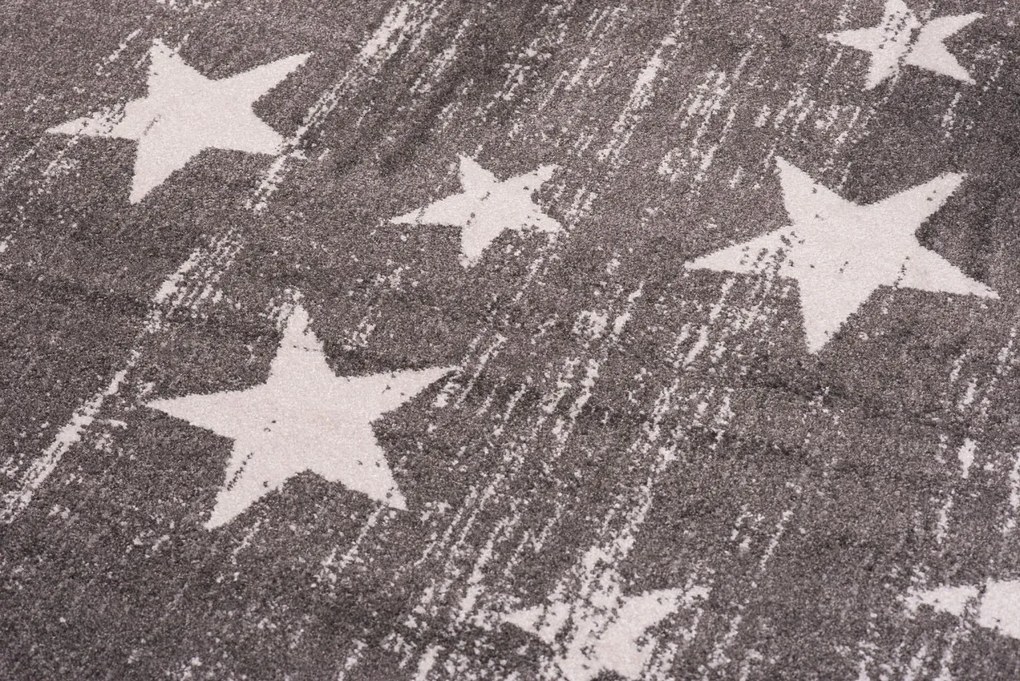 TA Koberec L385A TMAVOSIVÉ SÁRÍ Rozmer: 80x150 cm