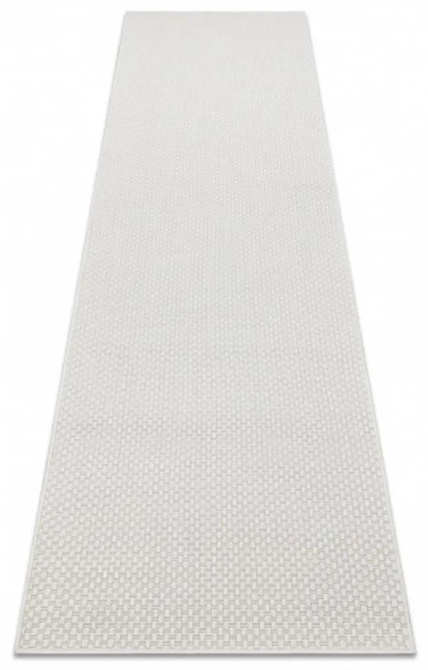 Kusový koberec Decra biely atyp 70x300cm