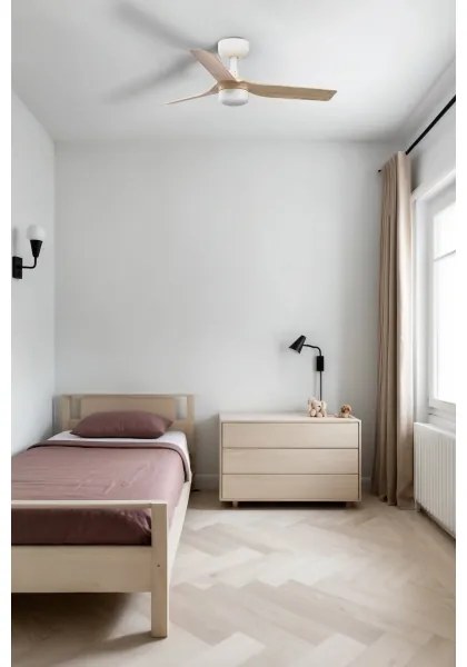 FARO 33821-1TW - LED Stmiev. ventilátor MINI PUNT S LED/10W 2700/4000/6000K + DO