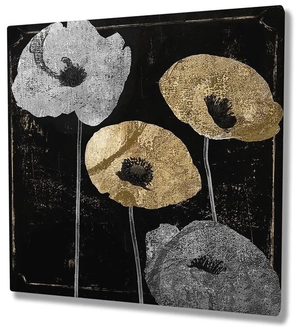 Obraz na plátne Poppies II KC141 45x45 cm