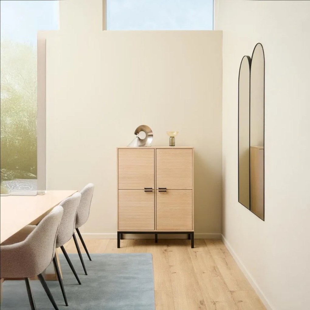 Komoda Kensington 91 cm dub bielený