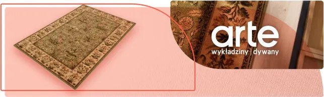 Koberec Agnella Isfahan Olandia olivový