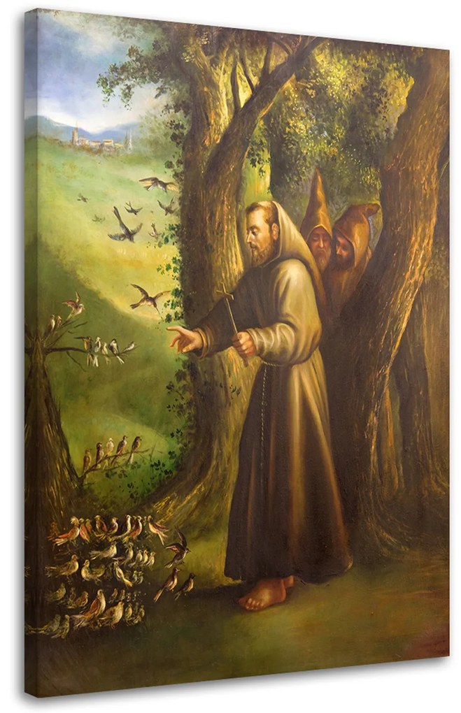 Gario Obraz na plátne Svätý František z Assisi Rozmery: 40 x 60 cm