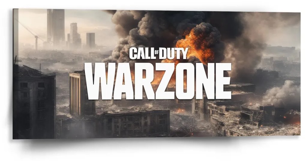 Sablio Obraz Call of Duty Warzone - Mesto - 110x50 cm