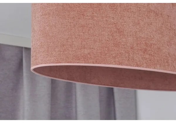 Duolla - Luster na lanku OVAL 2xE27/15W/230V ružová