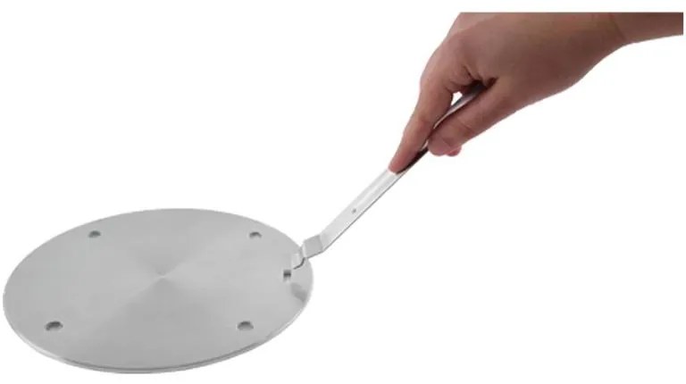 Podložka na indukciu nerez s odnímateľnou rukoväťou pr. 24 cm