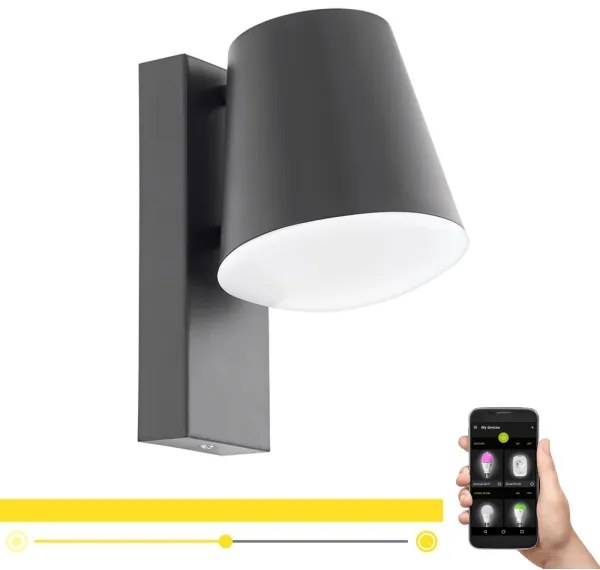Eglo 97482 - LED Stmievateľné vonkajšie svietidlo CALDIERO-C 1xE27/9W/230V IP44