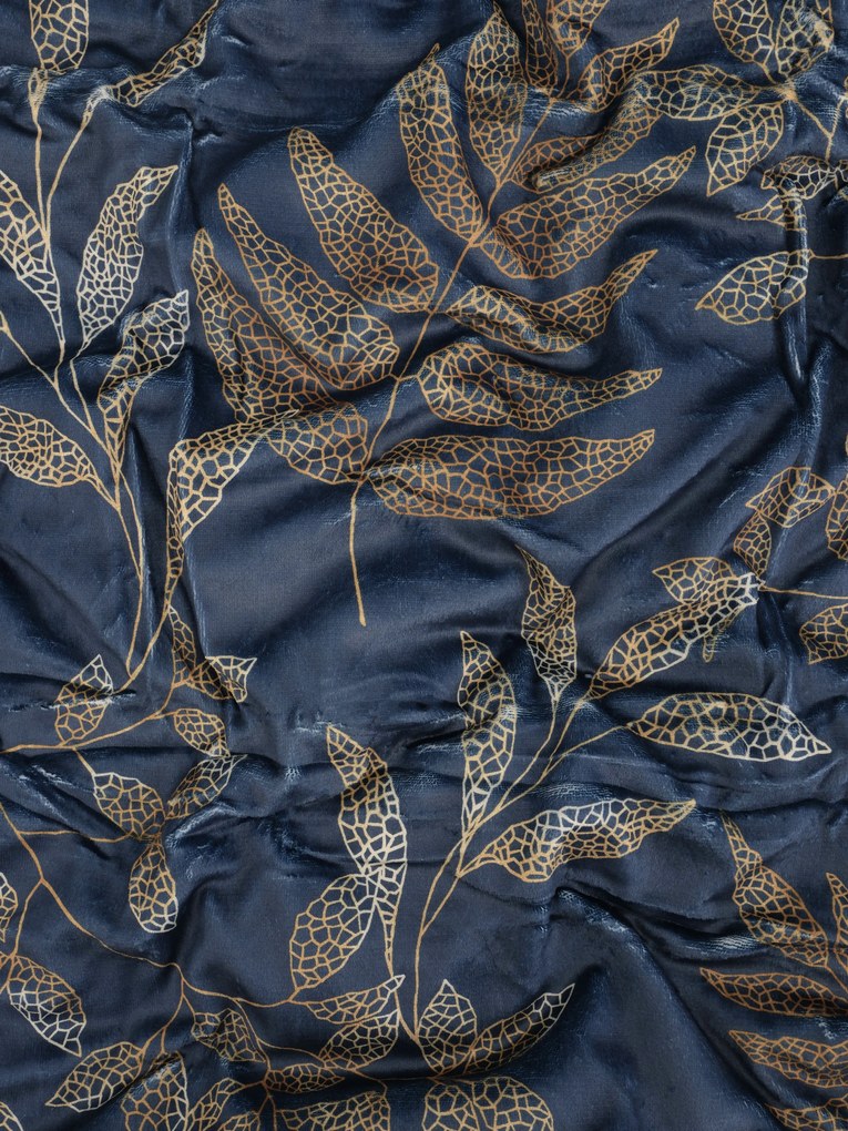 Baránková deka mikroplyš Digital 150 × 200 cm – Gabriela tmavo modrá