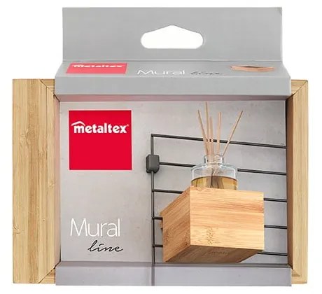 Bambusový komponent - úložný box v prírodnej farbe 10x15 cm Mural – Metaltex