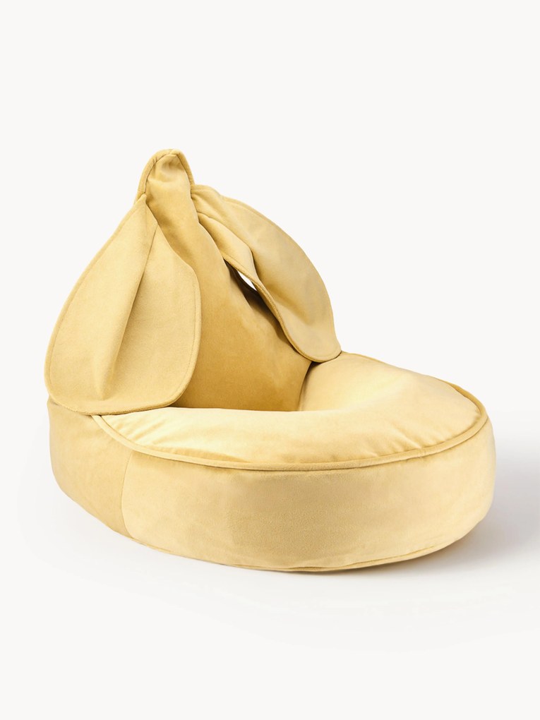 Detský zamatový sedací vak Bunny