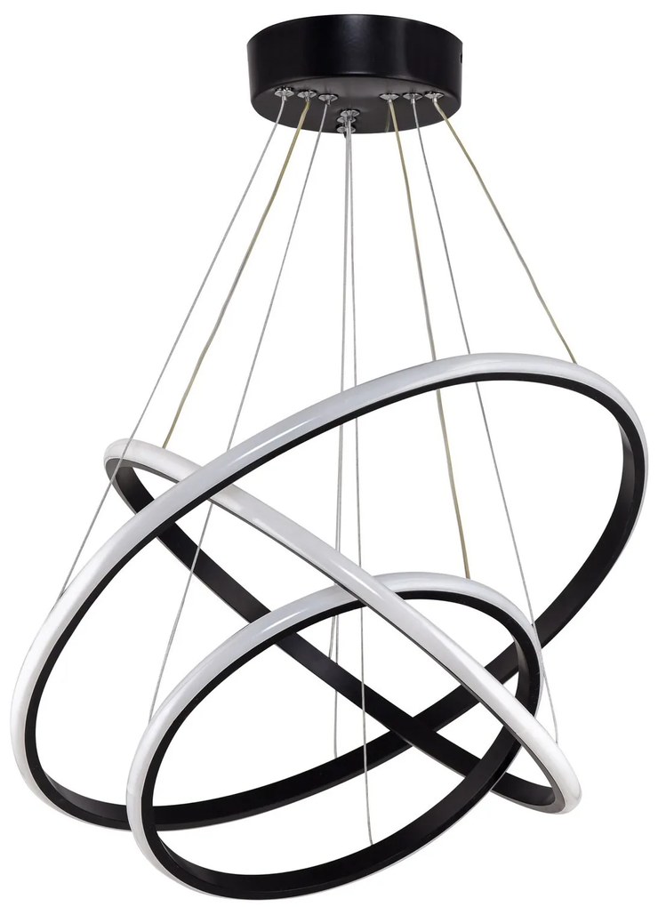 Stropní LED svítidlo URSAE černé/neutrální bílá