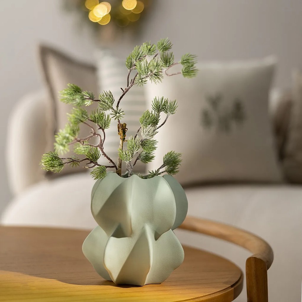 Váza Petal Green 15x17 cm