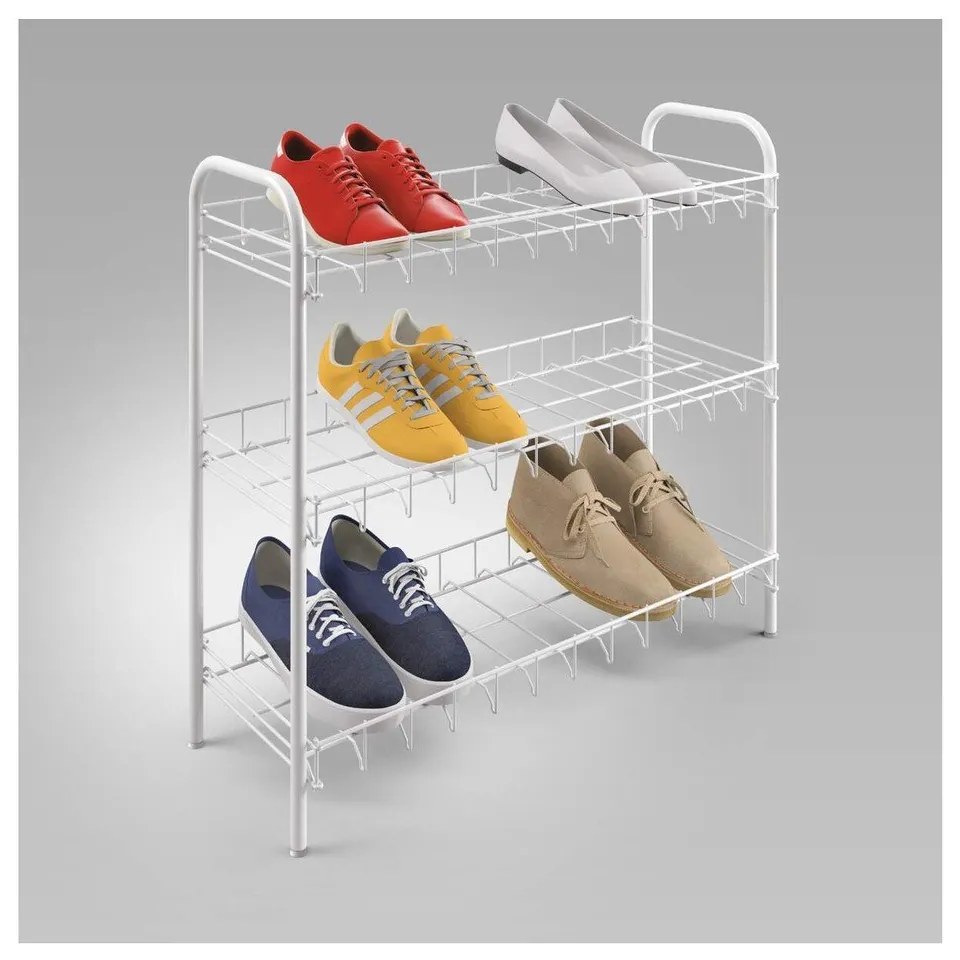 Trojposchodová polica na topánky Metaltex Shoe Rack