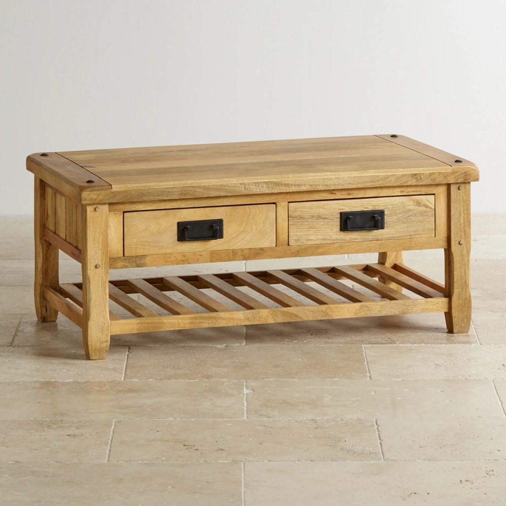 furniture-nabytek.cz - Masív konferenčný stolík z dreva mango 110x60x45
