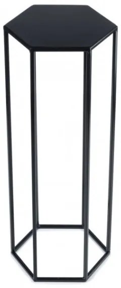 Stojan na kvety 70x24 cm čierna