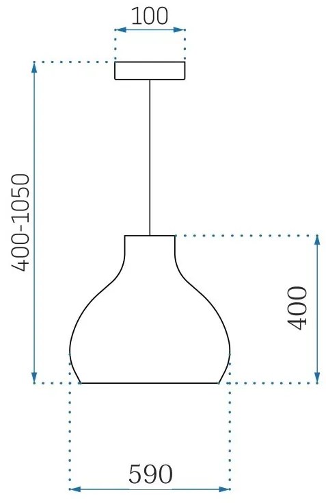 Toolight, prírodné závesné svietidlo 1xE27 APP985-1CP BIG, hnedá-čierna, OSW-01044