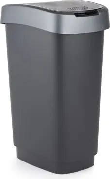 Odpadkový kôš Twist 25 l, antracitový%