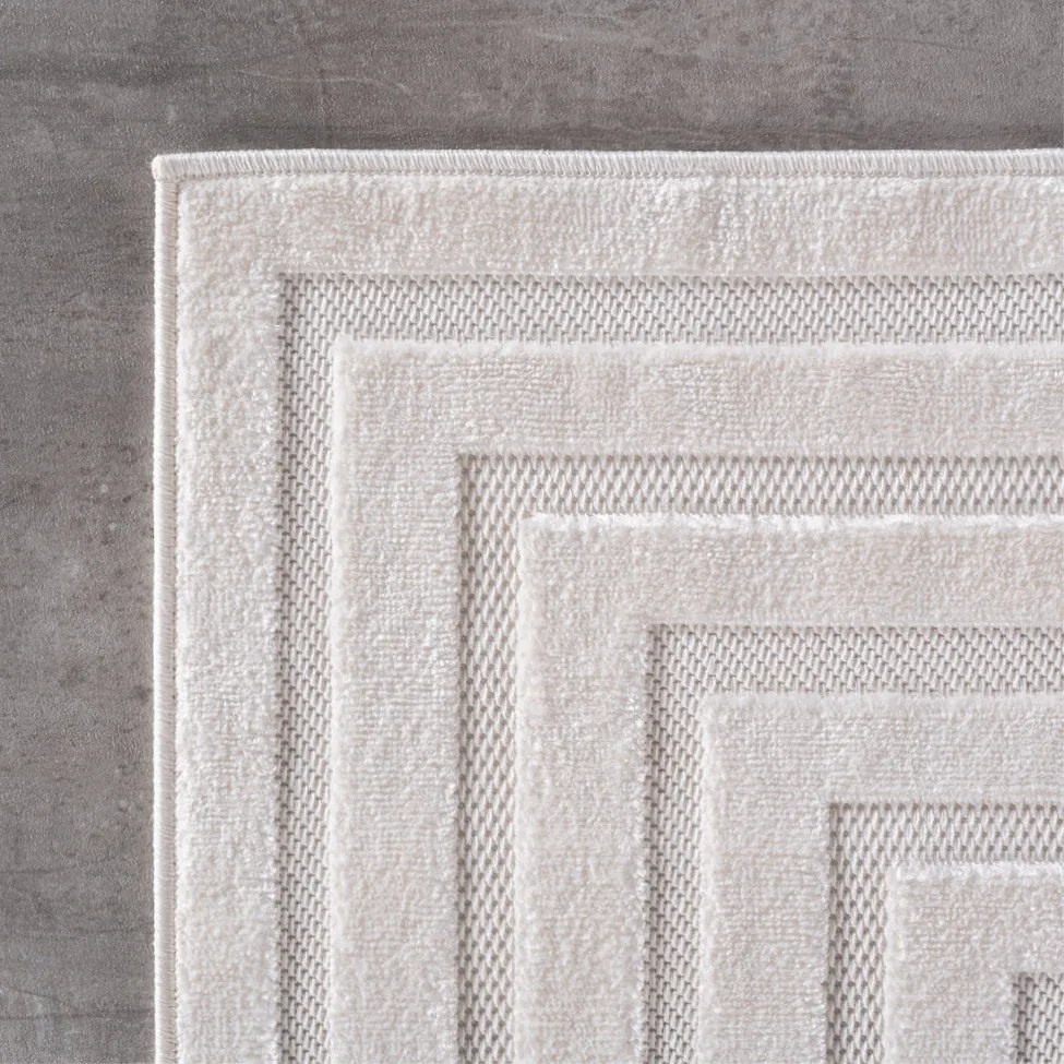 Kusový koberec Doha 1653 Cream, 120x170, biela, chodba / predsieň, Ayyildiz