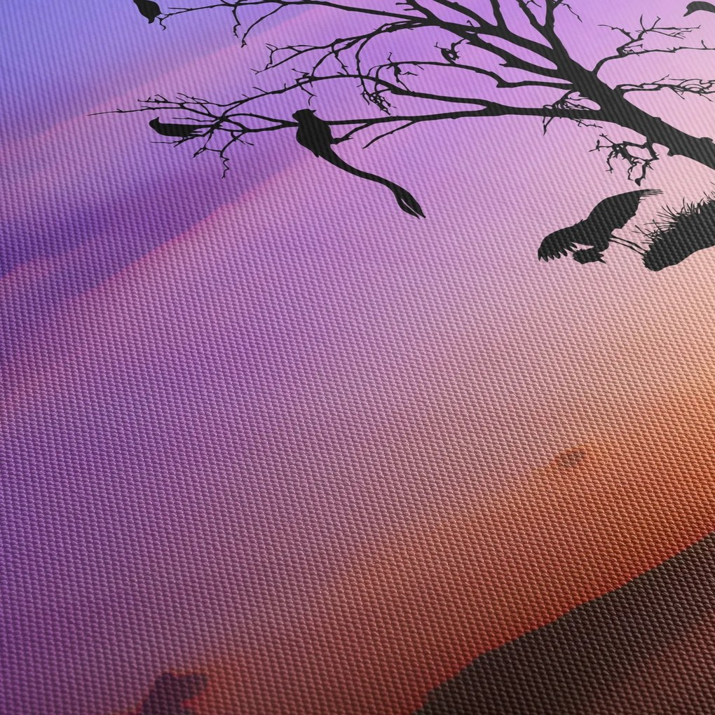 Obraz - Siluety zvierat (90x60 cm)
