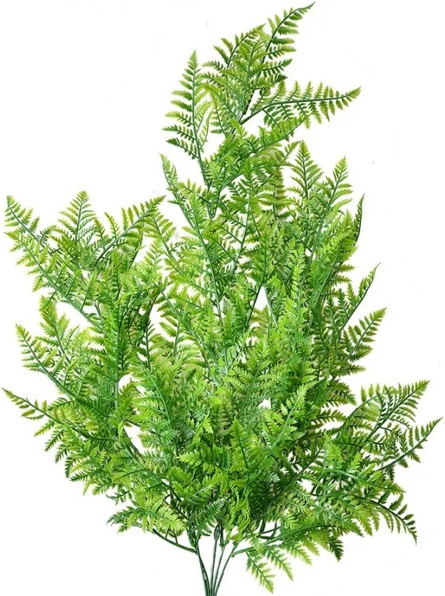 Zelená umelá previsnutá rastlina papradie - 80cm